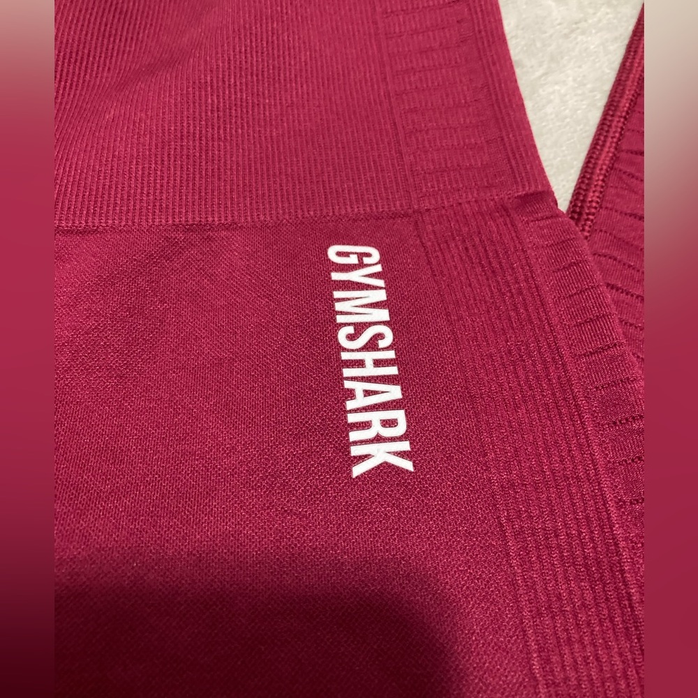 Maroon Gymshark Athletic Pants